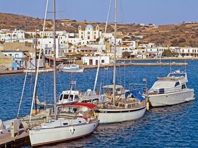 The harbor of Lipsi